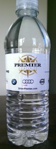 branded water bottle premier