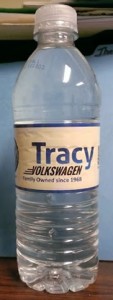 branded water bottle tracy